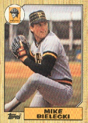 1987 Topps Baseball Cards      394     Mike Bielecki